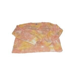 Old Navy Tie Dye Sweat Set XS/S Orange Yellow Brown Matching Loungewear